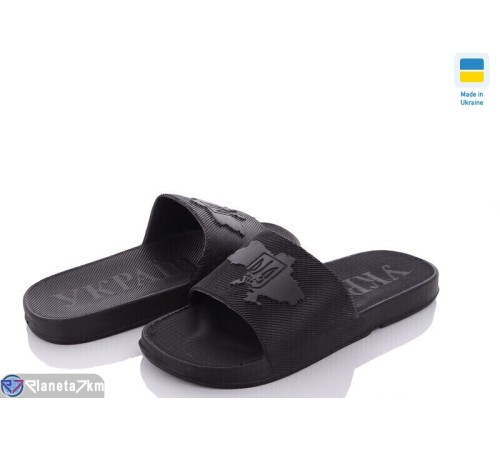 Шлепки чоловічі на літо (6 пар р.39-46) чорний  "Favora"