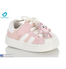 Дитячі кросівки на весну/осінь (5 пар р.16-20) рожевий  "Comfort-baby"