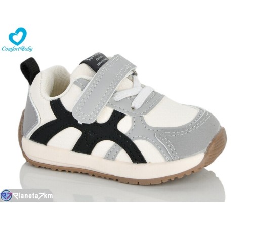 Дитячі кросівки на весну/осінь (7 пар р.16-20) сірий  "Comfort-baby"