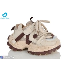 Дитячі кросівки на весну/осінь (7 пар р.21-25) бежевий  "Comfort-baby"