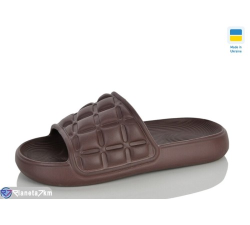 Шлепки жіночі на літо (6 пар р.36-41) коричневий  "REGA"
