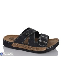 Шлепки чоловічі на літо (6 пар р.40-45) чорний  "Taffi"