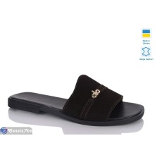 Шлепки жіночі на літо (6 пар р.37-41) коричневий  "LIKA"