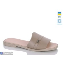 Шлепки жіночі на літо (6 пар р.37-41) бежевий  "LIKA"