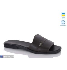 Шлепки жіночі на літо (6 пар р.37-41) коричневий  "LIKA"