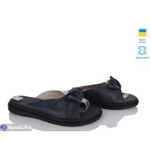 Шлепки жіночі на літо (6 пар р.36-40) синій  "Daman"