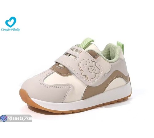 Дитячі кросівки на весну/осінь (6 пар р.21-25) бежевий  "Comfort-baby"