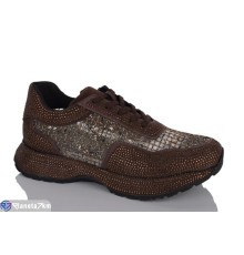 Кросівки жіночі на літо (8 пар р.36-40) коричневий  "LIKA"