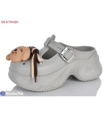 Кроки жіночі на літо (6 пар р.36-41) сірий  "QQ&Панда"