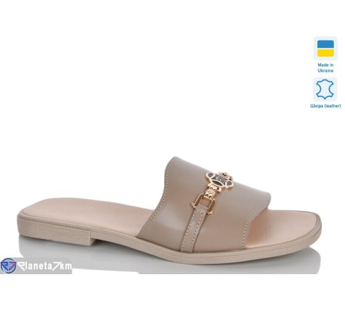 Шлепки жіночі на літо (6 пар р.36-40) коричневий  "LIKA"