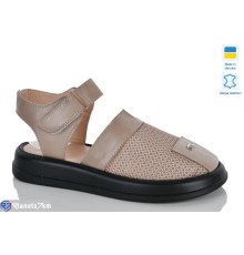 Босоніжки жіночі на літо (6 пар р.36-40) коричневий  "LIKA"