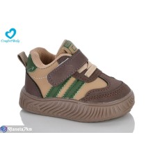 Дитячі кросівки на весну/осінь (7 пар р.16-20) коричневий  "Comfort-baby"