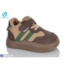 Дитячі кросівки на весну/осінь (7 пар р.22-26) коричневий  "Comfort-baby"