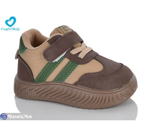Дитячі кросівки на весну/осінь (7 пар р.22-26) коричневий  "Comfort-baby"