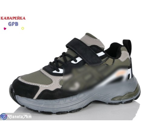 Дитячі кросівки на весну/осінь (8 пар р.32-37) хакі  "GFB-Канарейка"