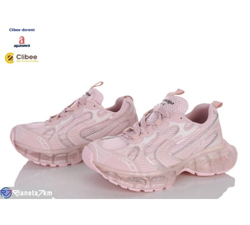 Дитячі кросівки на весну/осінь (6 пар р.35-40) рожевий  "BELIES-D"