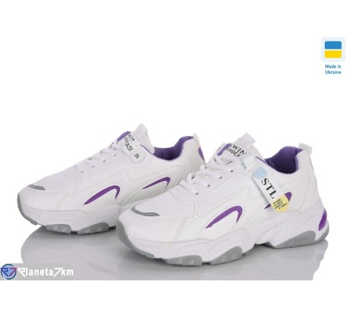Кросівки жіночі на весну/осінь (8 пар р.36-41) білий  "LAIFA"