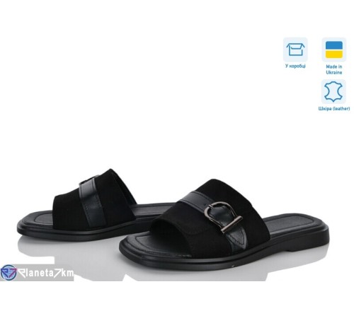 Шлепки жіночі на літо (8 пар р.36-40) чорний  "STELUSA"