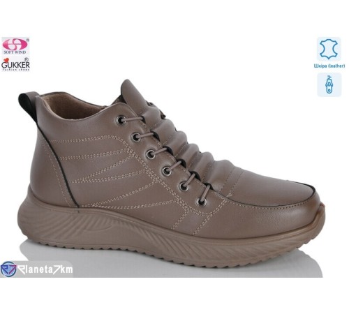 Черевики жіночі на весну/осінь (8 пар р.36-41) коричневий  "Gukkcr"