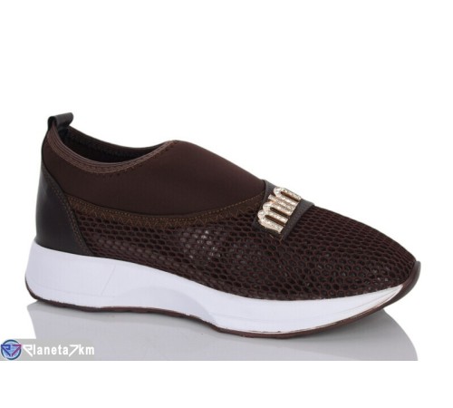 Кросівки жіночі на літо (8 пар р.36-40) коричневий  "LIKA"