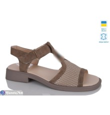 Босоніжки жіночі на літо (6 пар р.37-42) коричневий  "LIKA"