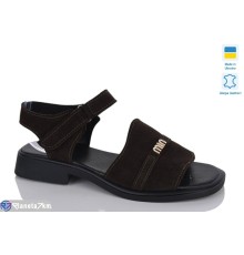 Босоніжки жіночі на літо (6 пар р.37-42) коричневий  "LIKA"