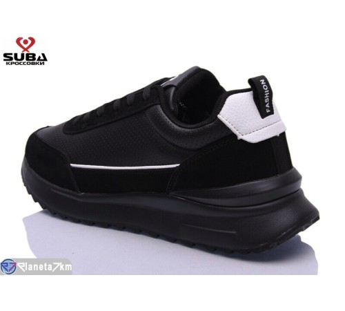 Кросівки чоловічі на весну/осінь (8 пар р.41-46) чорний  "SUBA"