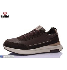 Кросівки чоловічі на весну/осінь (8 пар р.41-46) коричневий  "SUBA"