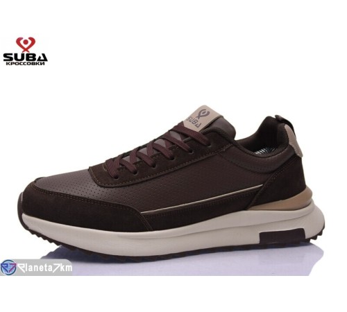 Кросівки чоловічі на весну/осінь (8 пар р.41-46) коричневий  "SUBA"