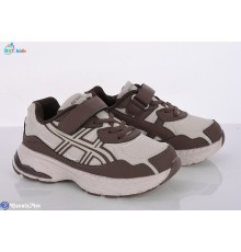 Дитячі кросівки на весну/осінь (8 пар р.32-37) коричневий  "BBT"
