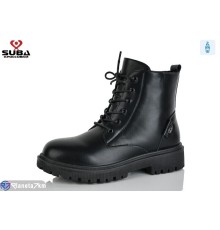 Черевики жіночі на весну/осінь (8 пар р.37-42) чорний  "SUBA"
