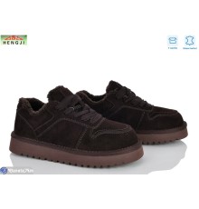 Кросівки жіночі на зиму (8 пар р.36-40) коричневий  "HENGJI-ELENA"