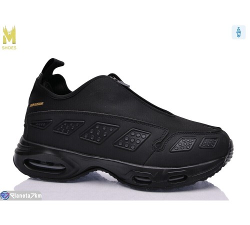 Кросівки чоловічі на весну/осінь (8 пар р.41-45) чорний  "M.Shoes"