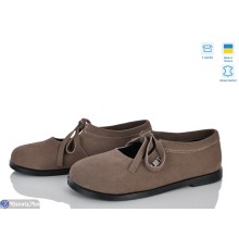 Туфлі жіночі на весну/осінь (6 пар р.36-40) коричневий  "Linda"