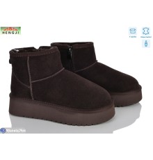 Уггі жіночі на зиму (8 пар р.36-40) коричневий  "HENGJI-ELENA"