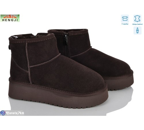 Уггі жіночі на зиму (8 пар р.36-40) коричневий  "HENGJI-ELENA"