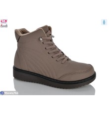 Черевики жіночі на зиму (8 пар р.37-42) коричневий  "Gukkcr"