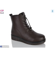 Черевики жіночі на зиму (8 пар р.37-42) коричневий  "Gukkcr"