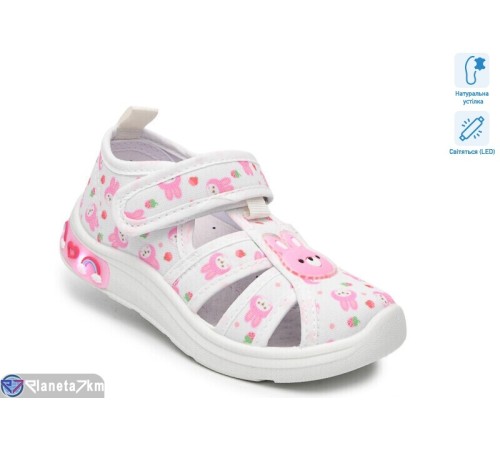 Тапки дитячі на весну/осінь (12 пар р.23-28) білий  "Normashoes"