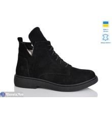 Черевики жіночі на зиму (6 пар р.37-41) чорний  "LIKA"