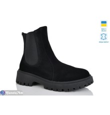 Черевики жіночі на зиму (6 пар р.37-41) чорний  "LIKA"