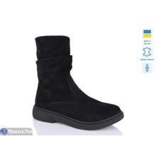 Черевики жіночі на зиму (6 пар р.37-41) чорний  "LIKA"