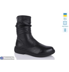 Черевики жіночі на зиму (6 пар р.37-41) чорний  "LIKA"