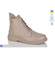 Черевики жіночі на зиму (6 пар р.37-41) бежевий  "LIKA"
