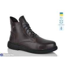 Черевики жіночі на зиму (6 пар р.40-43) коричневий  "LIKA"