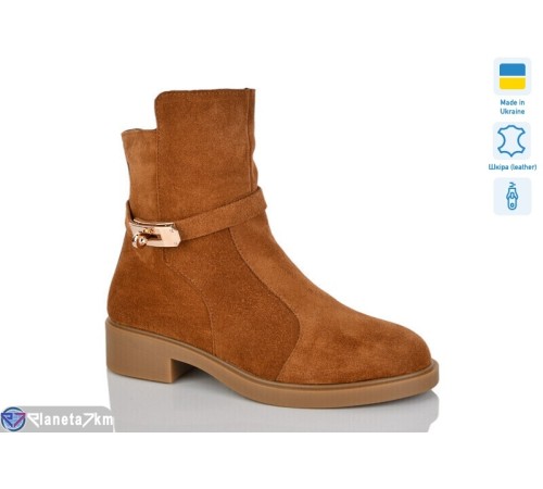 Черевики жіночі на зиму (6 пар р.37-41) camel  "LIKA"