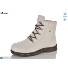 Черевики жіночі на зиму (6 пар р.41-44) бежевий  "Trendy"