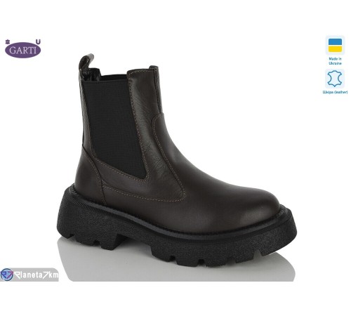 Черевики жіночі на весну/осінь (6 пар р.37-40) коричневий  "Garti"