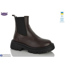 Черевики жіночі на зиму (6 пар р.37-40) коричневий  "Garti"