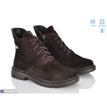 Черевики жіночі на зиму (6 пар р.37-40) коричневий  "Linda"